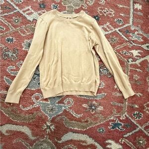 It is wells Tan/yellow Women's Sweater